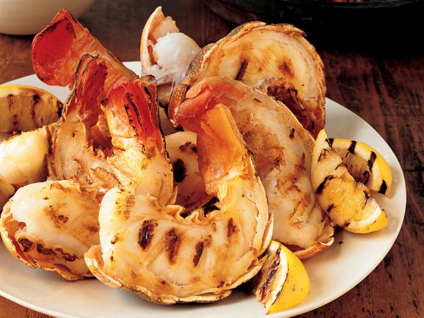 Grilled Rock Lobster Tails